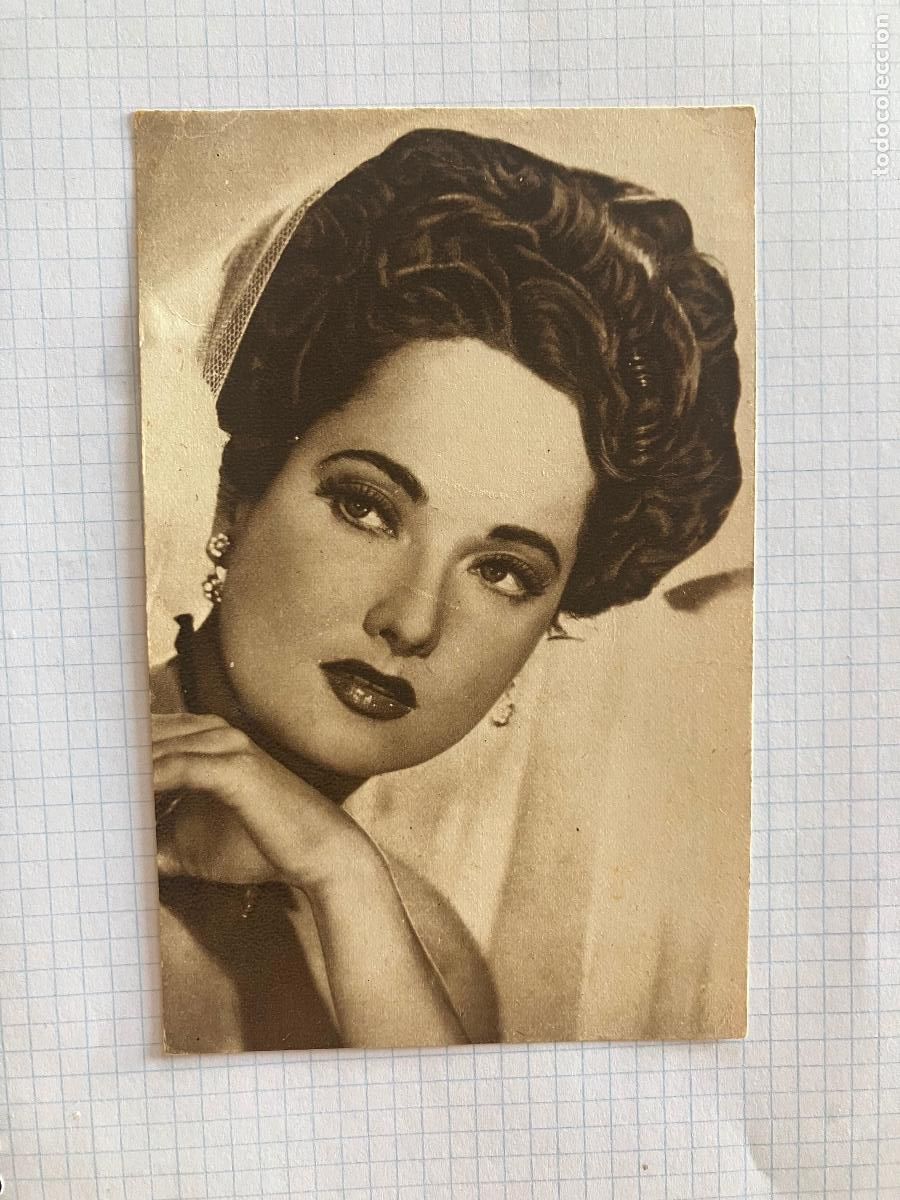 Cine: MERLE OBERON - ANTIGUA POSTAL CINE ORIGINAL