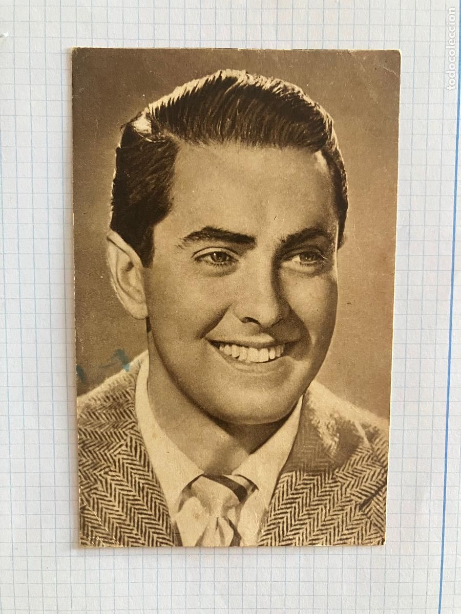 Cine: TYRONE POWER - ANTIGUA POSTAL CINE ORIGINAL