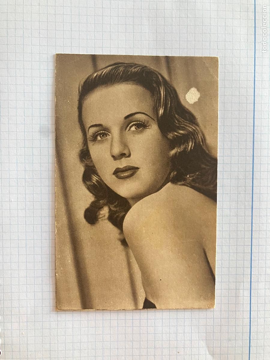 Cine: DEANNE DURBIN - ANTIGUA POSTAL CINE ORIGINAL