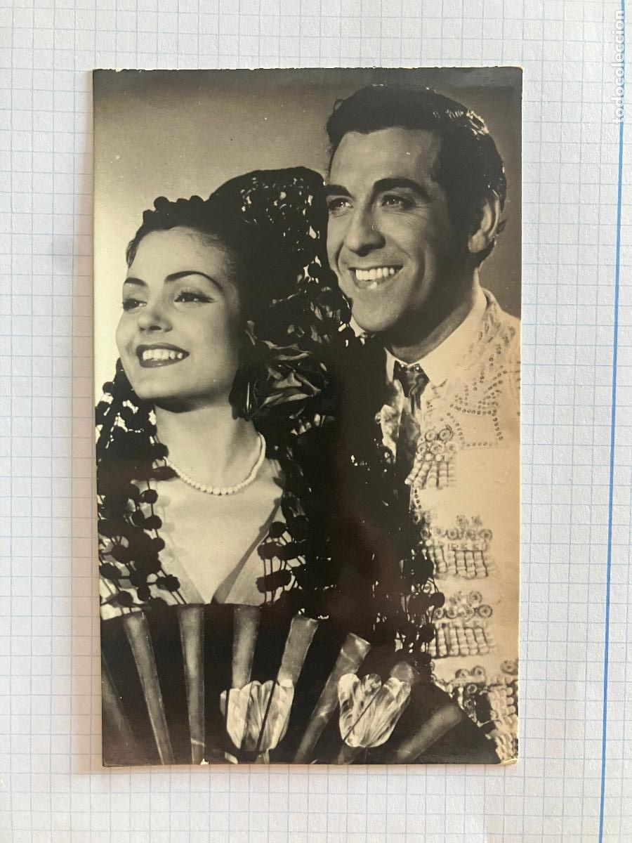 Cine: CARMEN SEVILLA LUIS MARIANO - ANTIGUA POSTAL CINE ORIGINAL