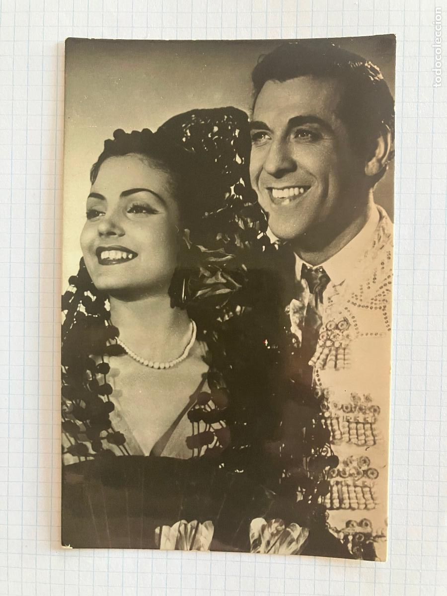 Cine: CARMEN SEVILLA LUIS MARIANO - ANTIGUA POSTAL CINE ORIGINAL