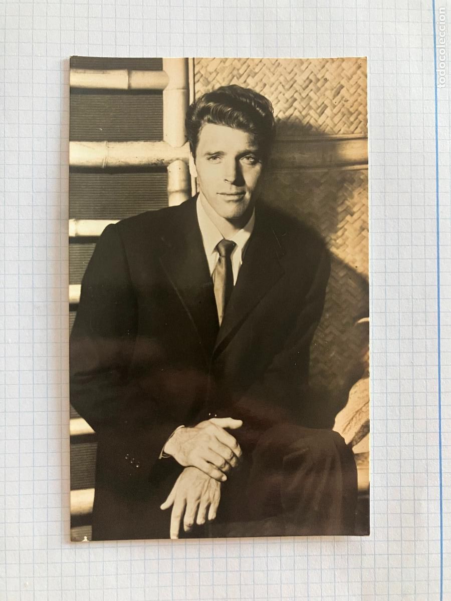 Cine: BURT LANCASTER - ANTIGUA POSTAL CINE ORIGINAL