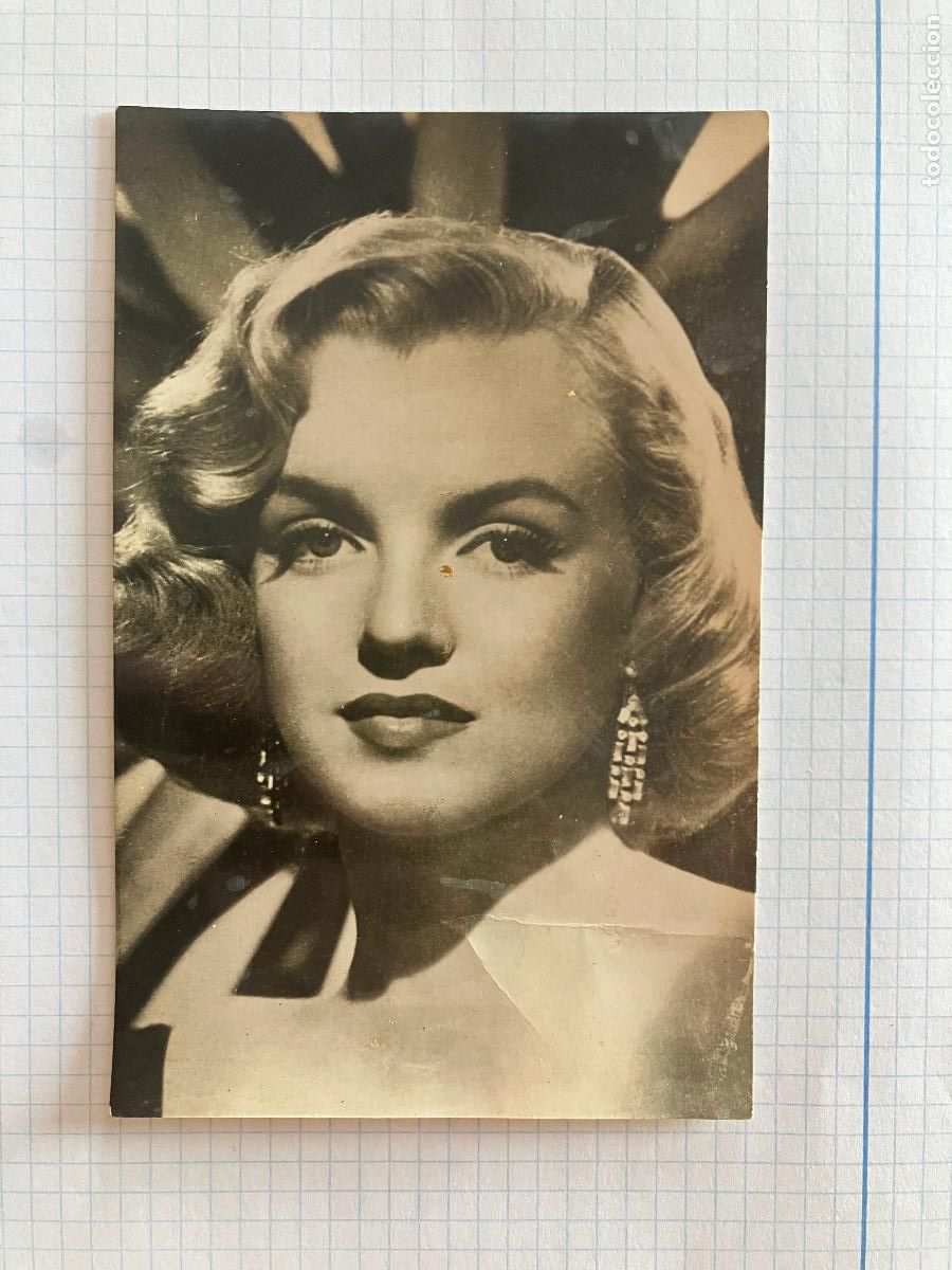 Cine: MARILYN MONROE - ANTIGUA POSTAL CINE ORIGINAL