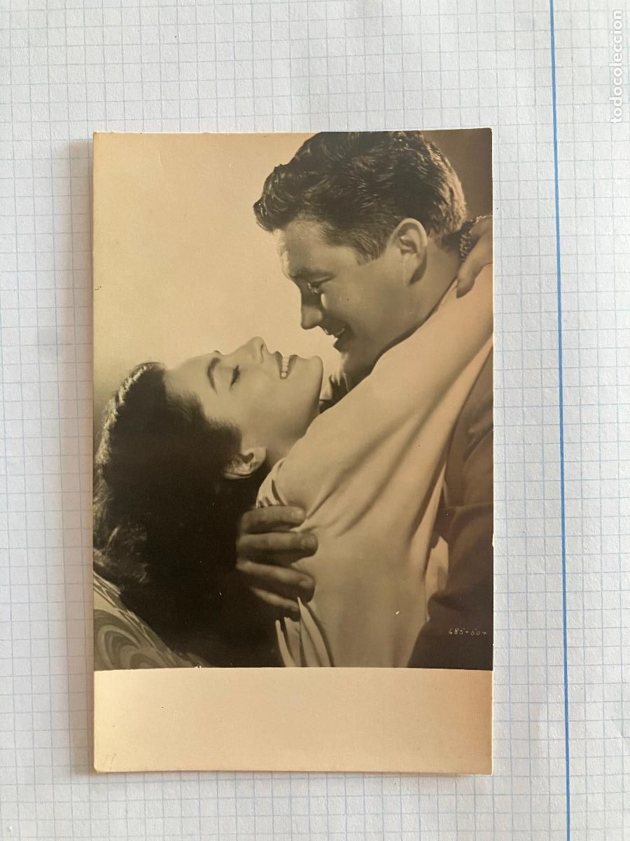 Cine: DENNIS MORGAN VIVECA LINDFORS - ANTIGUA POSTAL CINE ORIGINAL