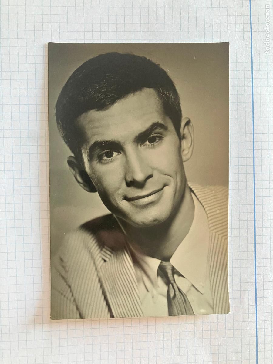 Cine: ANTHONY PERKINS - ANTIGUA POSTAL CINE ORIGINAL
