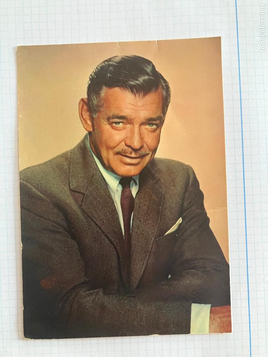 Cine: CLARK GABLE - ANTIGUA POSTAL CINE ORIGINAL