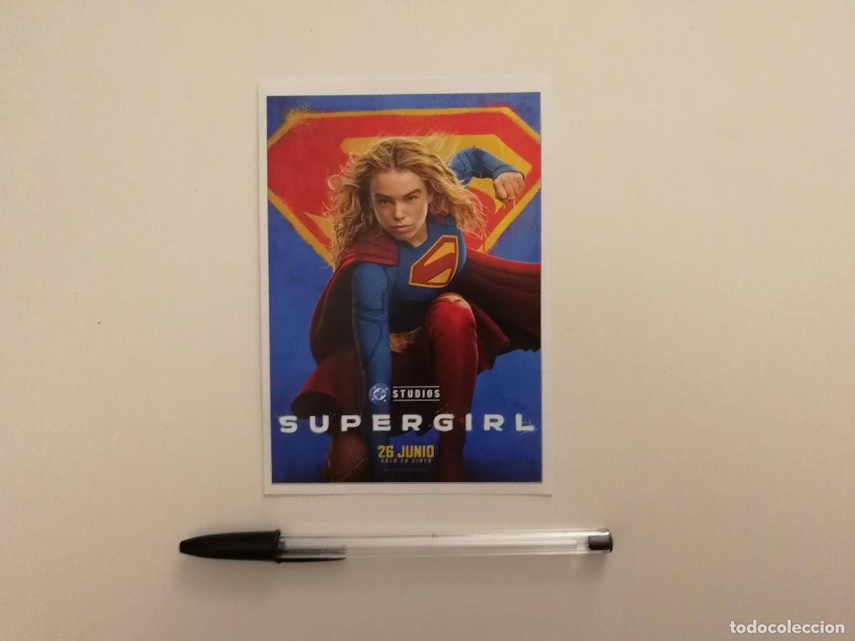 Cine: FICHA COLECCIONABLE -10*15- SUPERGIRL - DC - MILLY ALCOCK - JAMES GUNN