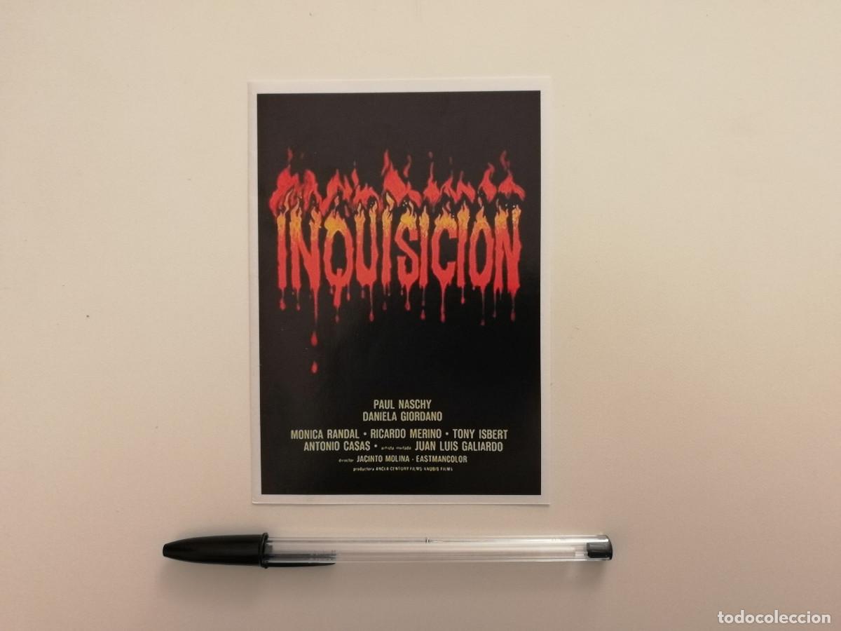 Cine: FICHA COLECCIONABLE -10*15- INQUISICION - TERROR - PAUL NASCHY