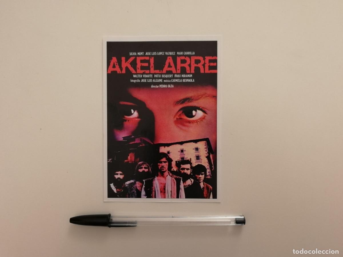 Cine: FICHA COLECCIONABLE -10*15- AKELARRE - TERROR - PEDRO OLEA