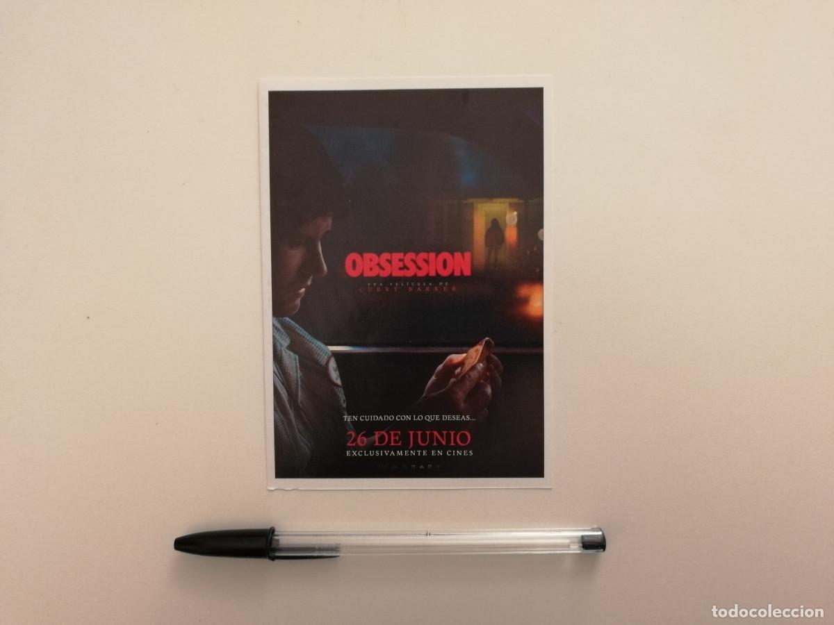 Cine: FICHA COLECCIONABLE -10*15- OBSESSION - TERROR - Curry Barker