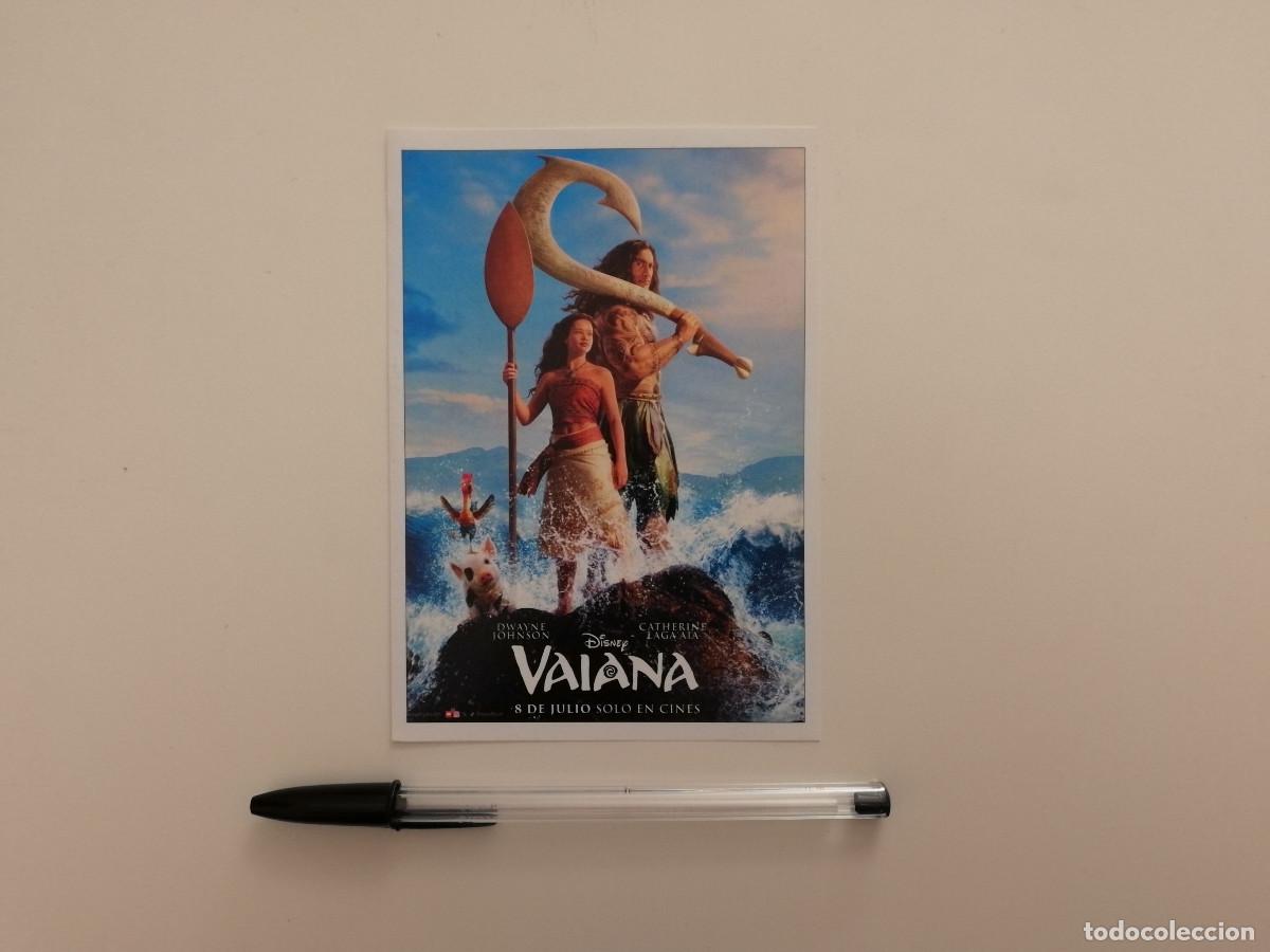 Cine: FICHA COLECCIONABLE -10*15- VAIANA MOANA - WALY DISNEY - THE ROCK