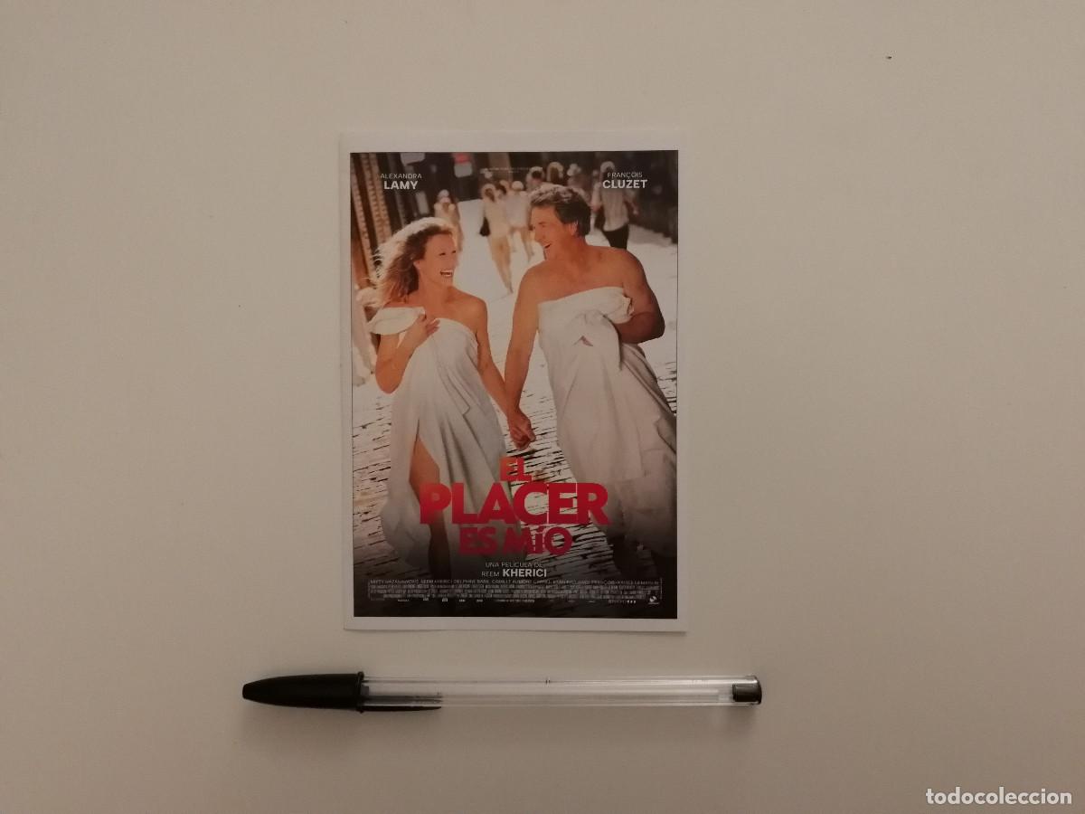 Cine: FICHA COLECCIONABLE -10*15- EL PLACER ES MIO - Alexandra Lamy