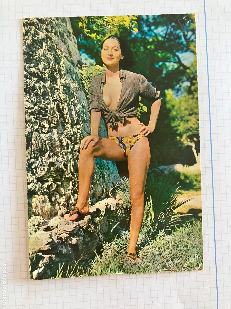 Cine: MONICA CLARK - ANTIGUA POSTAL CINE ORIGINAL