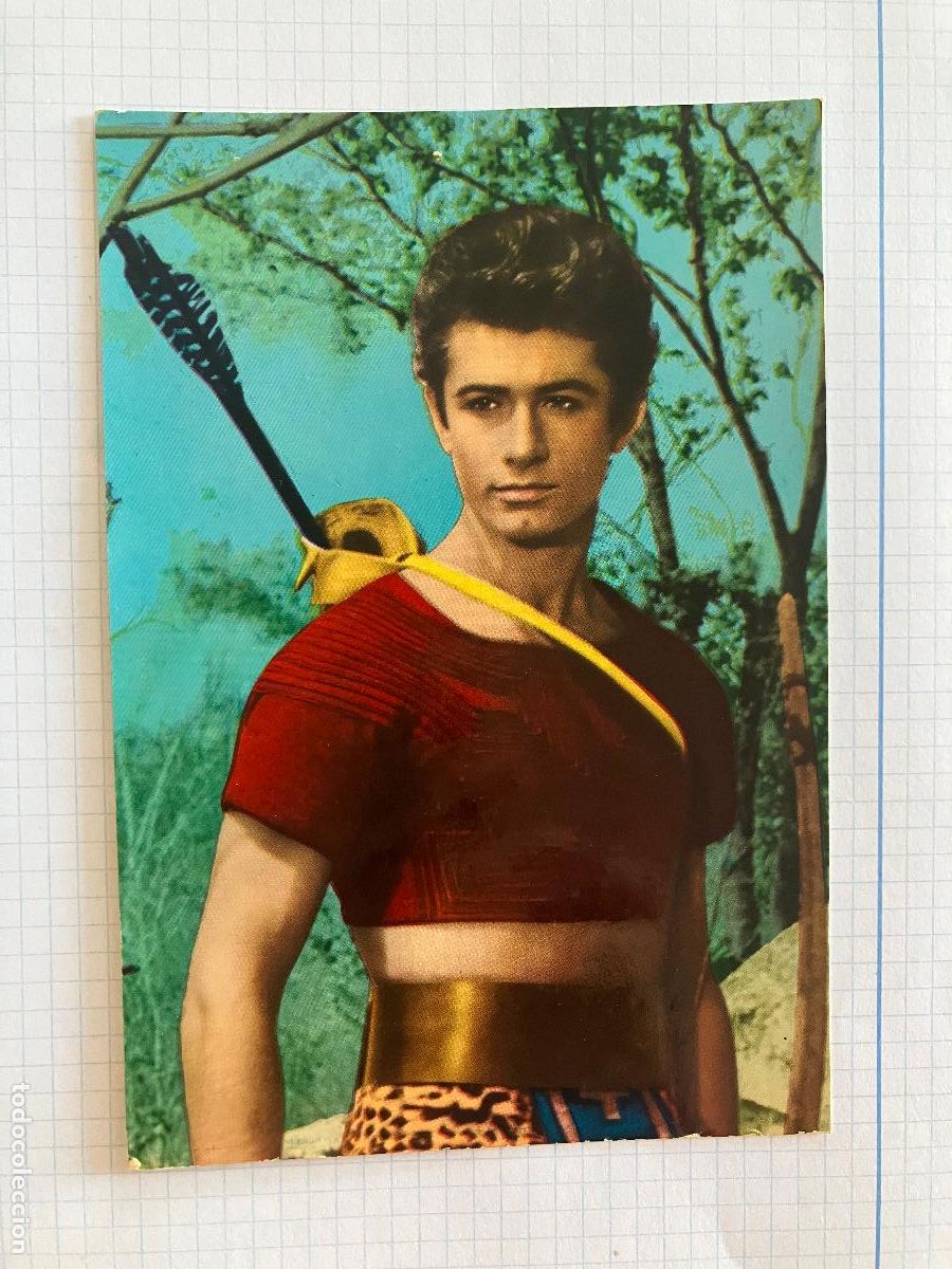 Cine: GEORGE CHAKIRIS - ANTIGUA POSTAL CINE ORIGINAL