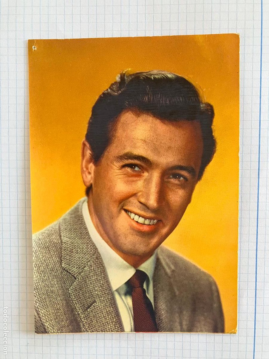 Cine: ROCK HUDSON - ANTIGUA POSTAL CINE ORIGINAL