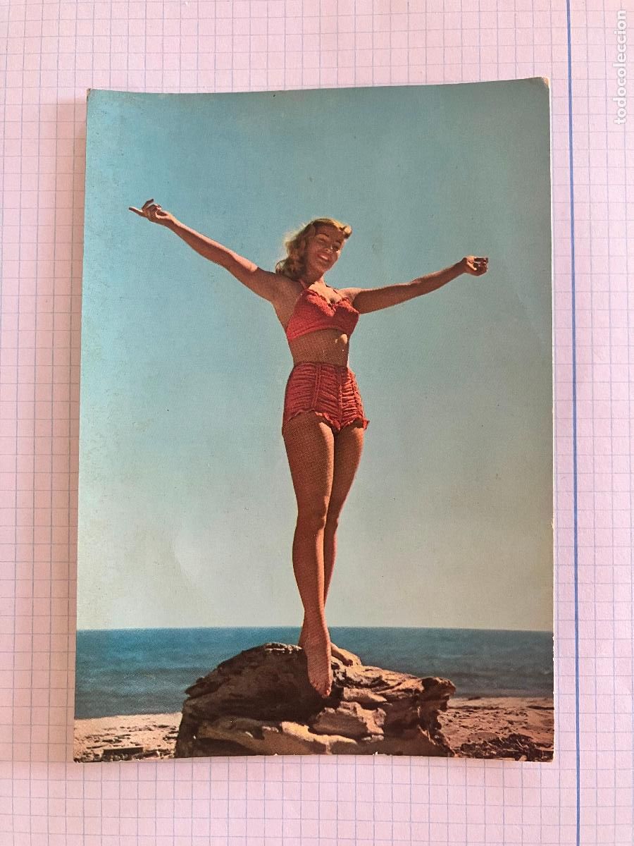 Cine: PIN UP GIRL - ANTIGUA POSTAL ORIGINAL