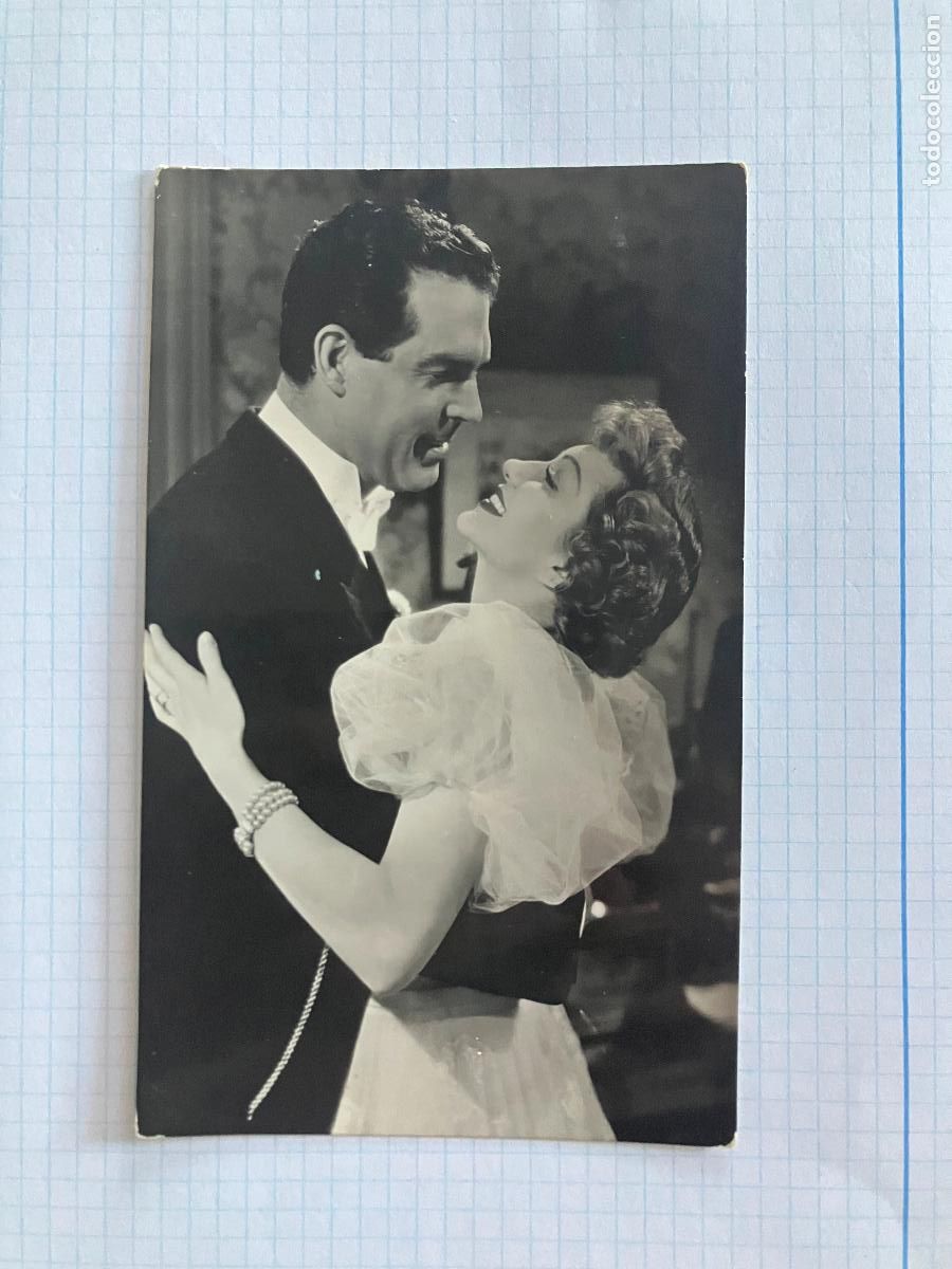Cine: CLAUDETTE COLBERT FRED MAC MURRAY - ANTIGUA POSTAL CINE ORIGINAL
