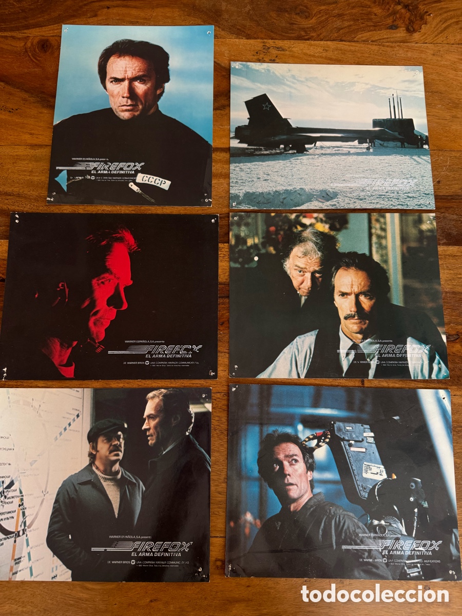 Cine: FIREFOX EL ARMA DEFINITIVA CLINT EASTWOOD 1982 6 FOTOCROMOS ORIGINALES