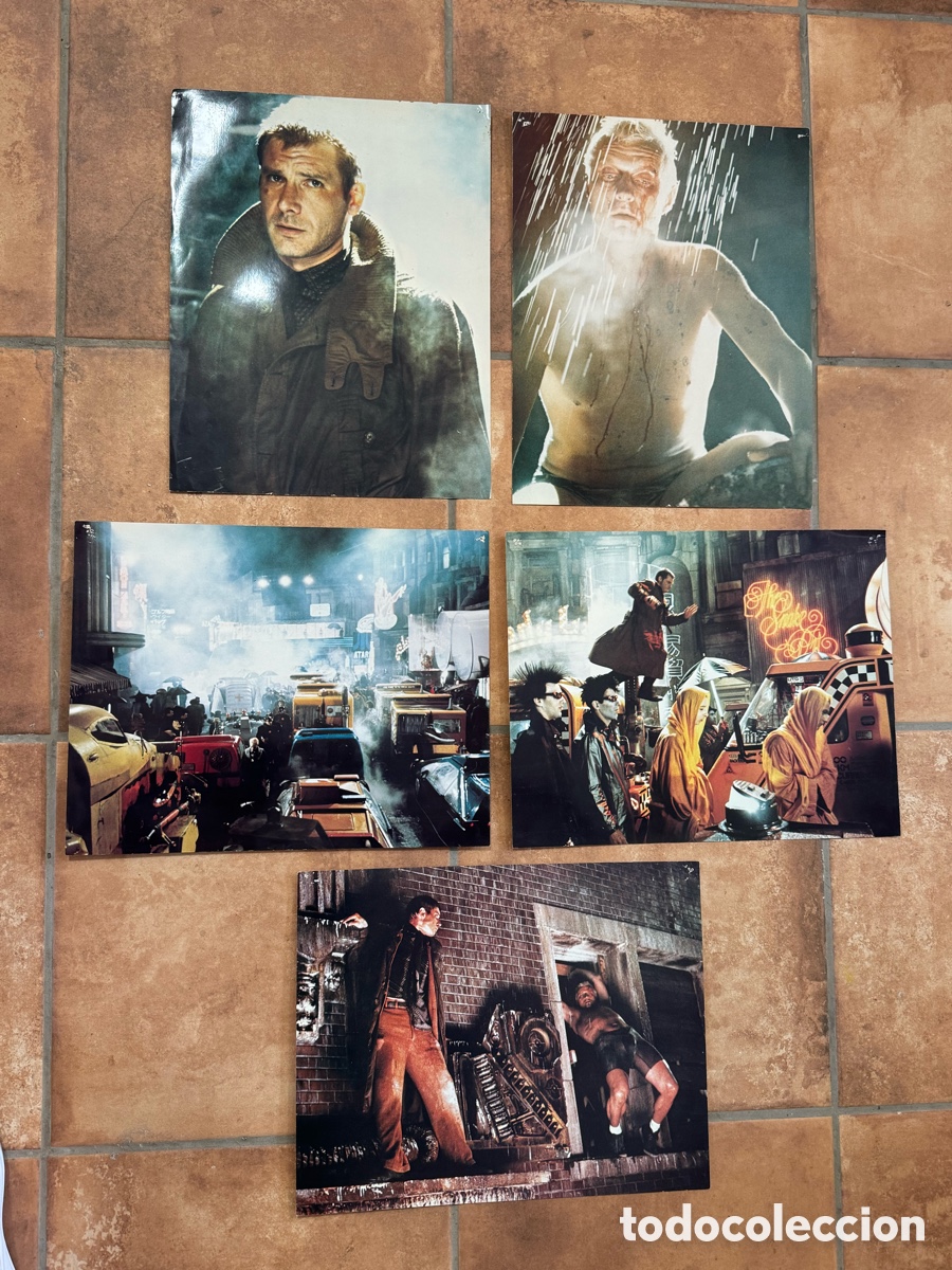 Cine: BLADE RUNNER HARRISON FORD RIDLEY SCOTT FOTOCROMOS ORIGINALES