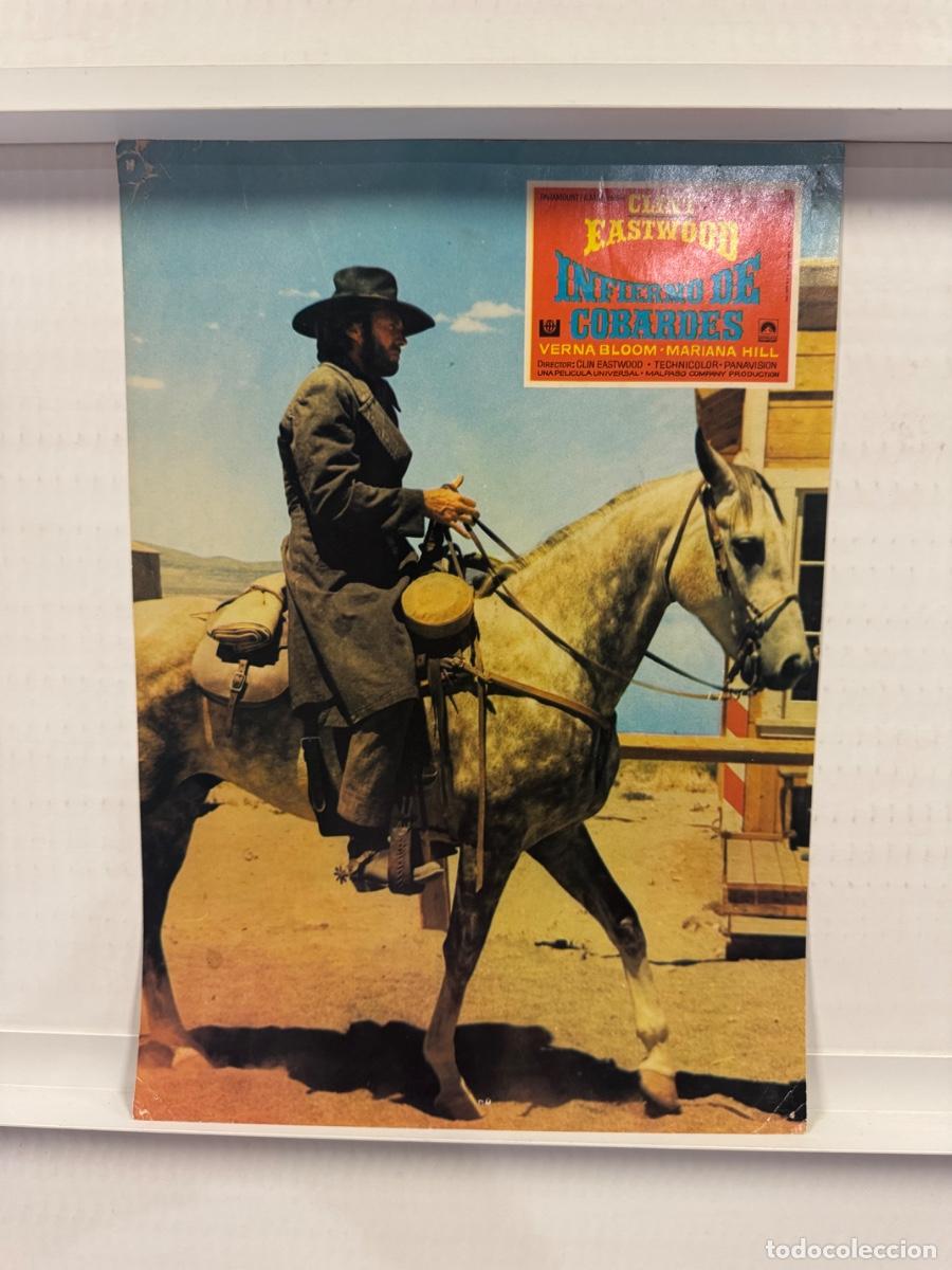 Cine: Infierno de cobardes, Clint Eastwood, Verna Bloom, 1 Fotocromos