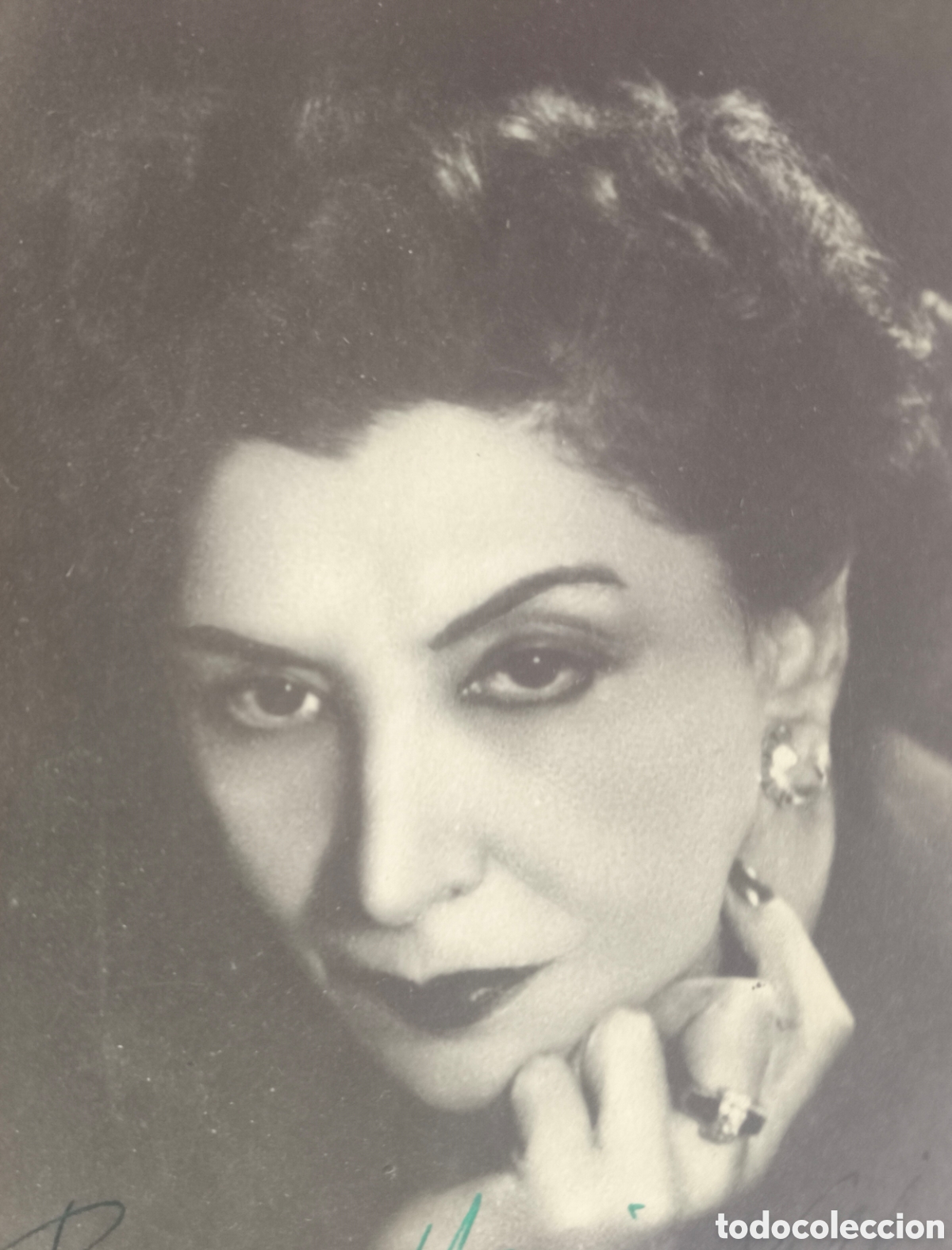 Cine: LOLA MEMBRIVES ACTRIZ FOTOGRAF&Iacute;A FIRMADA Y DEDICADA C. 1920