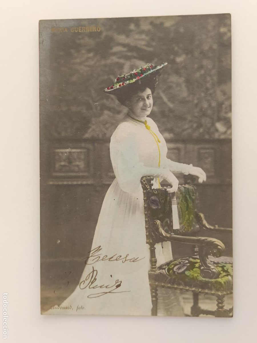 Cine: MARIA GUERRERO - LB BARTRINA - ADOUARD FOTO - FOTOGRAFICA - POSTAL ANTIGUA -(116.338)