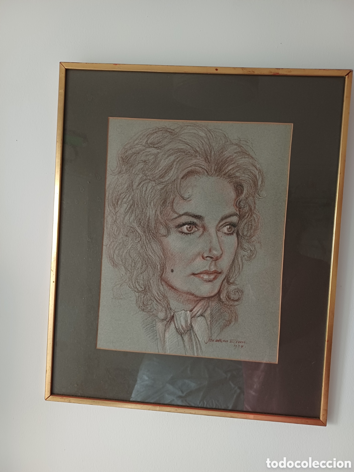 Cine: Retrato Elizabeth Taylor a l&aacute;piz original 1977