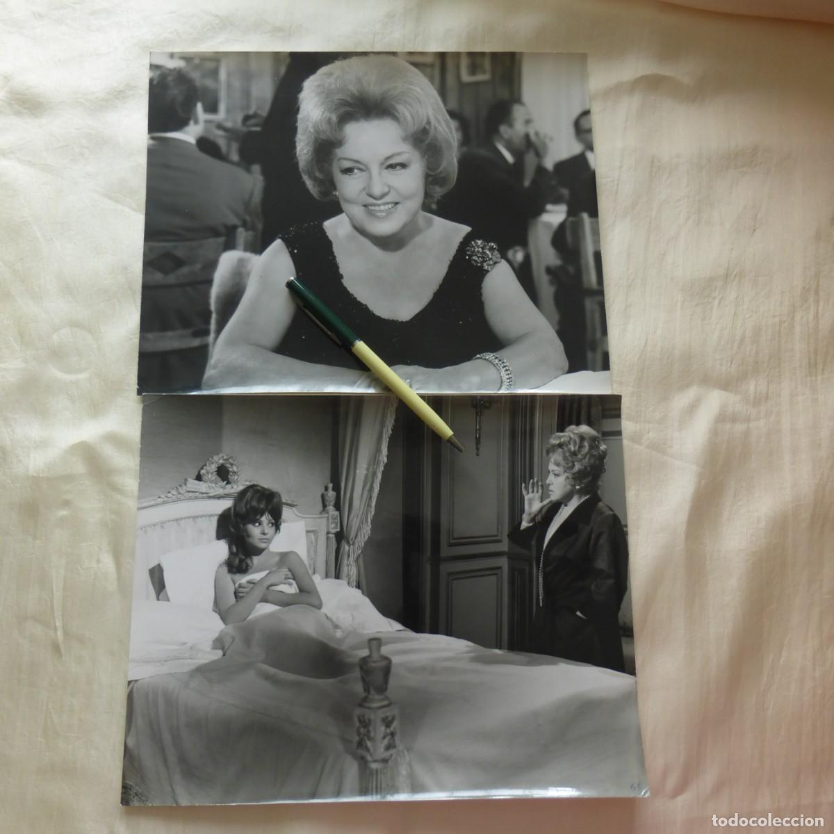 Cine: 2 FOTOGRAFIAS ISABEL GARCES MARUJITA DIAZ CINE ESPA&Ntilde;OL &rdquo;LA CASTA SUSANA&rdquo; CIRCA 1963
