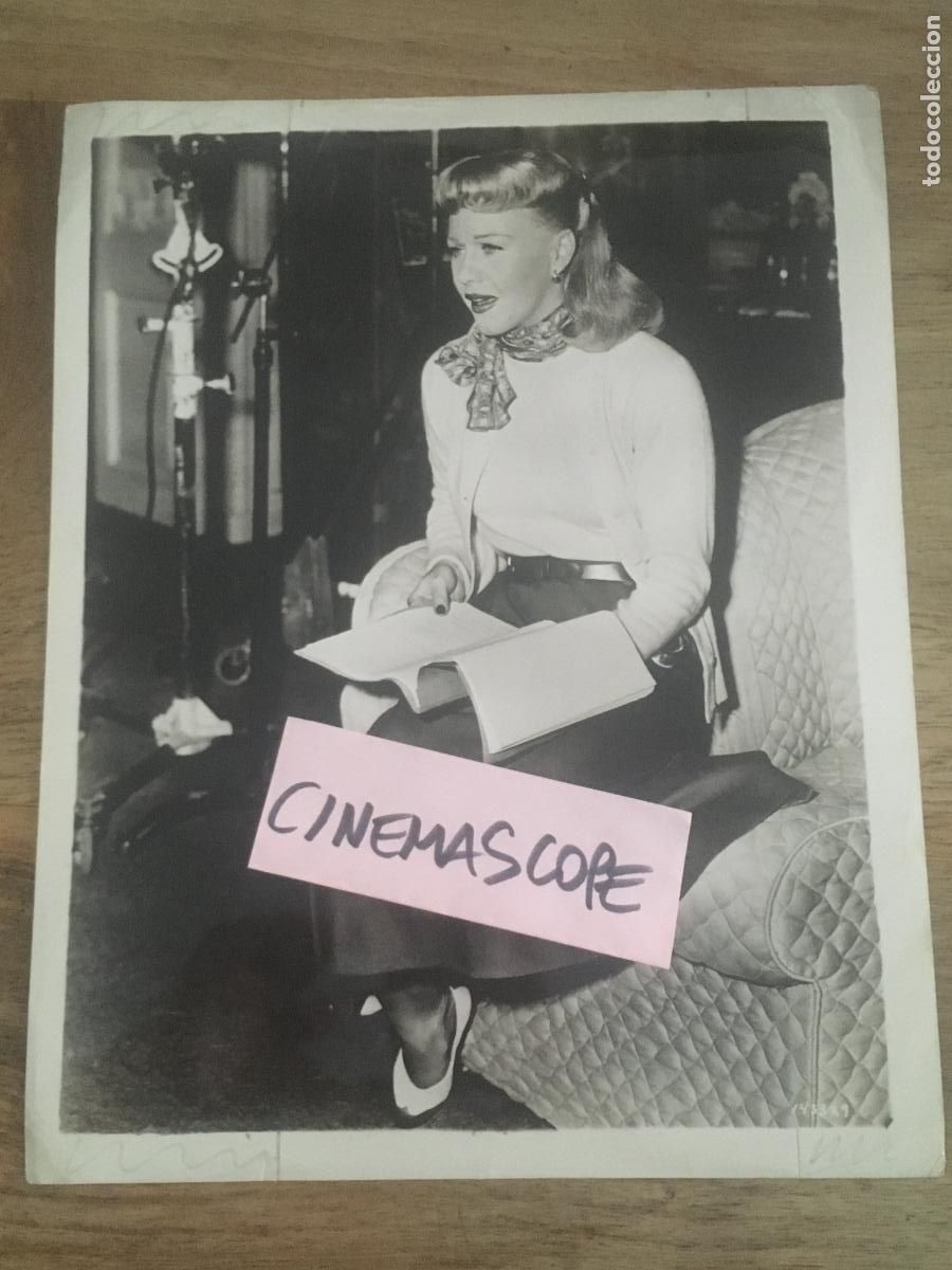 Cine: ginger rogers foto original antigua