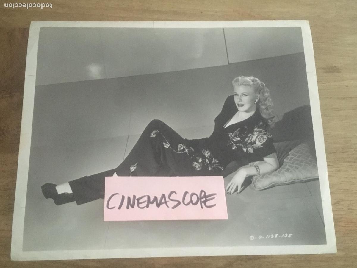 Cine: ginger rogers foto original antigua