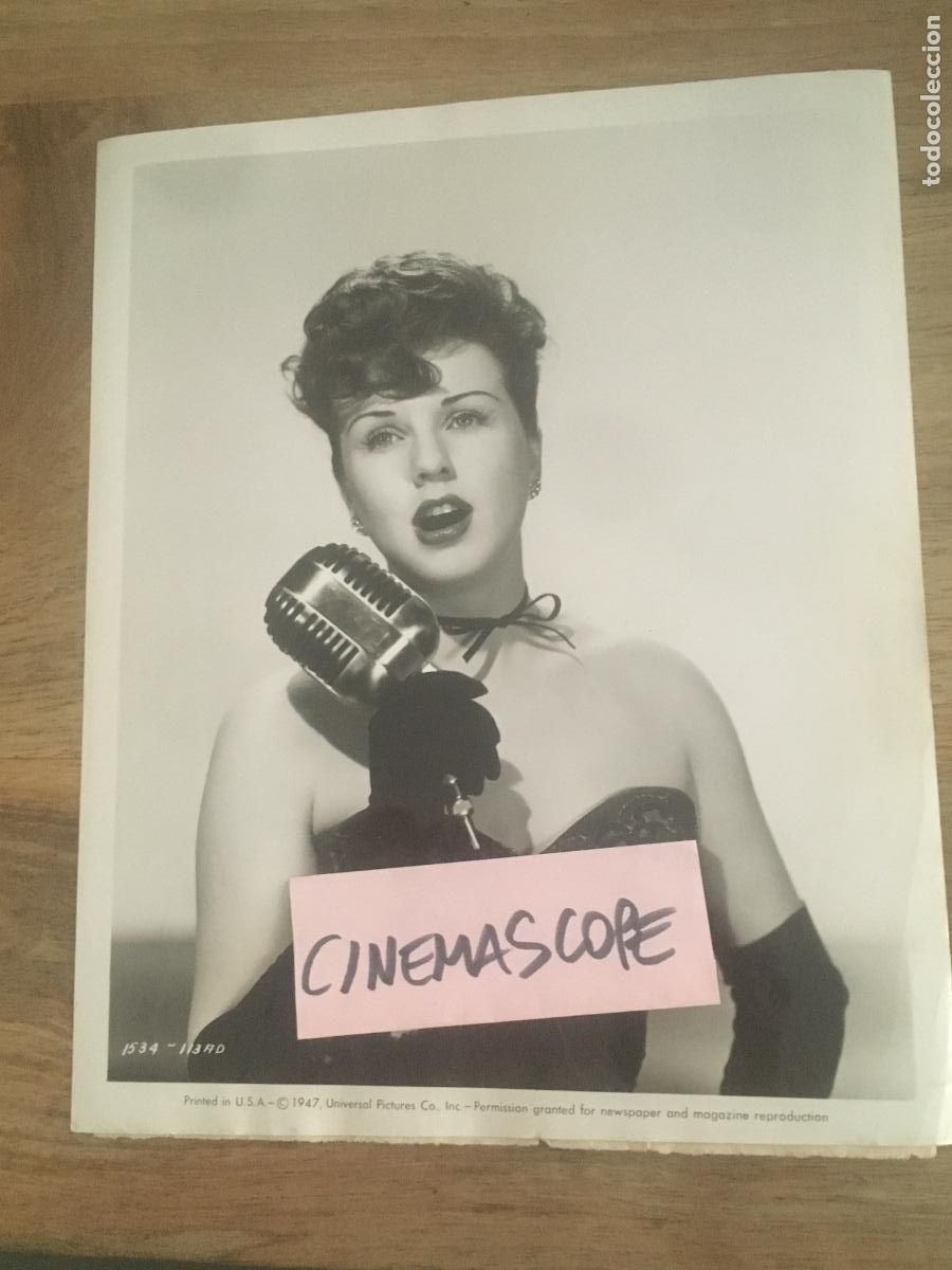 Cine: diana durbin foto original antigua