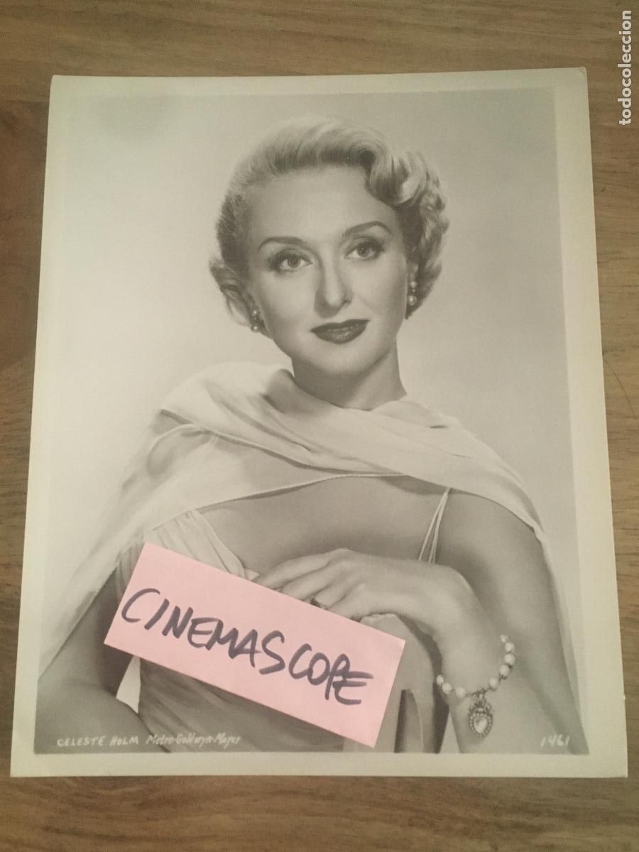 Cine: celeste holm foto original antigua