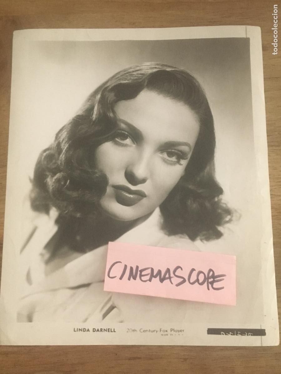 Cine: linda darnell foto original antigua