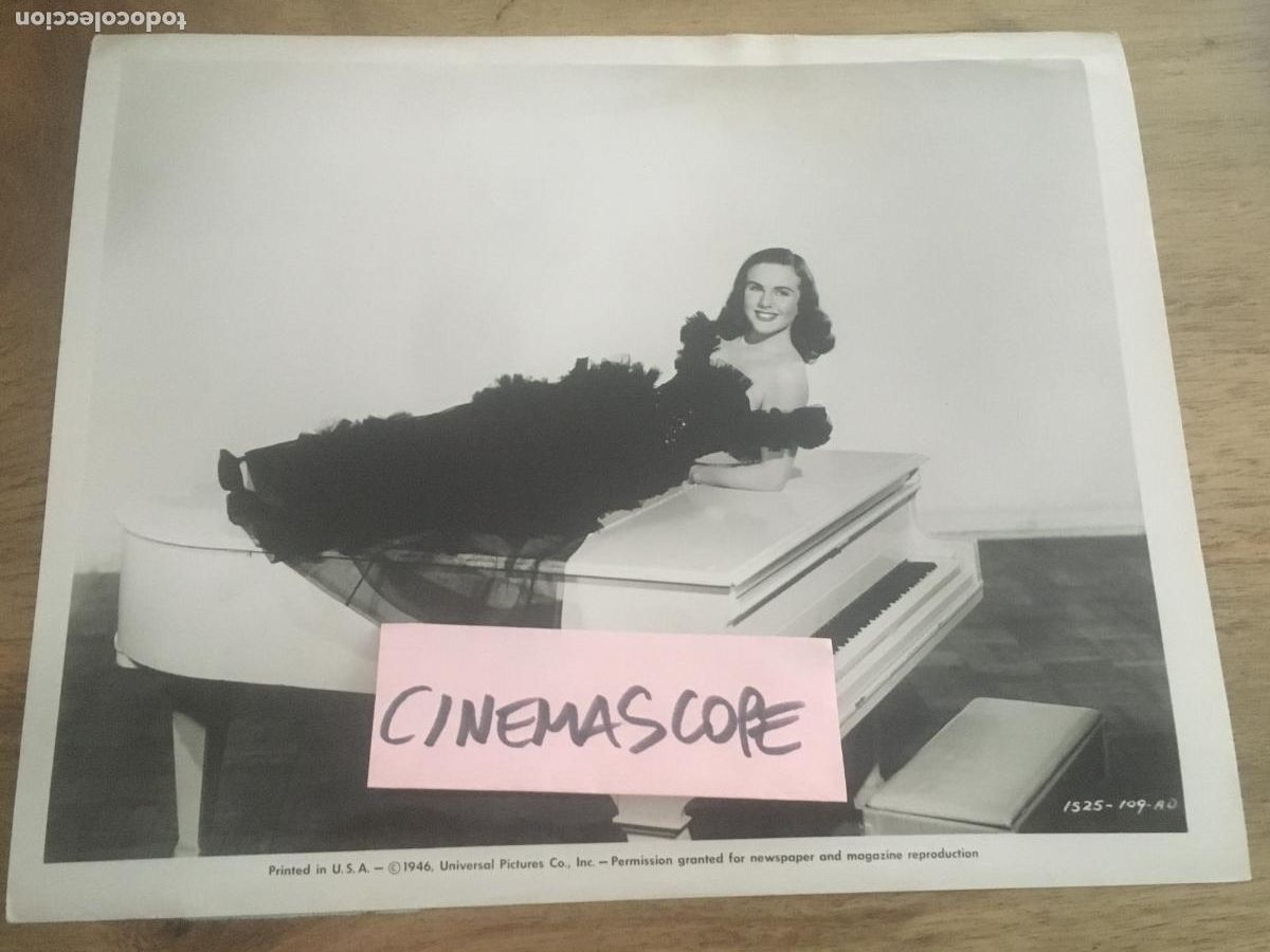 Cine: diana durbin foto original antigua
