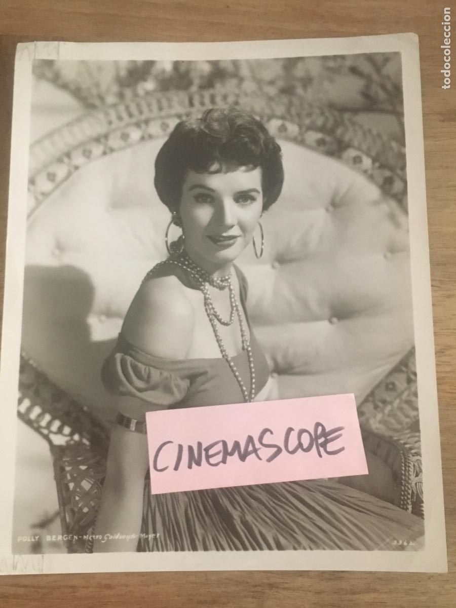 Cine: polly bergen foto original antigua