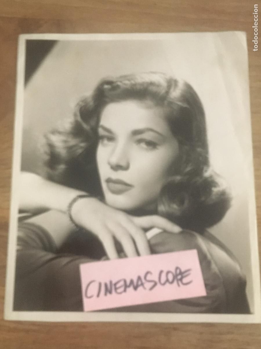 Cine: lauren bacall foto original antigua