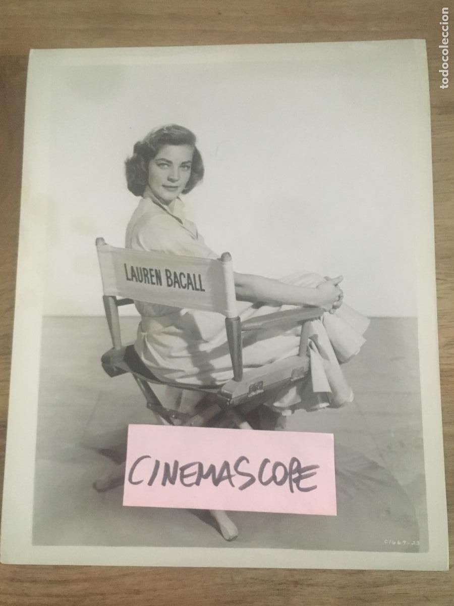 Cine: lauren bacall foto original antigua