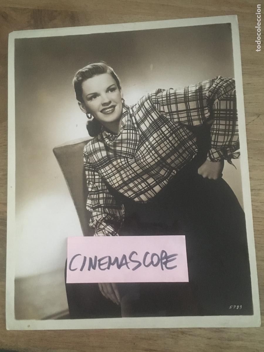 Cine: judy garland foto original antigua