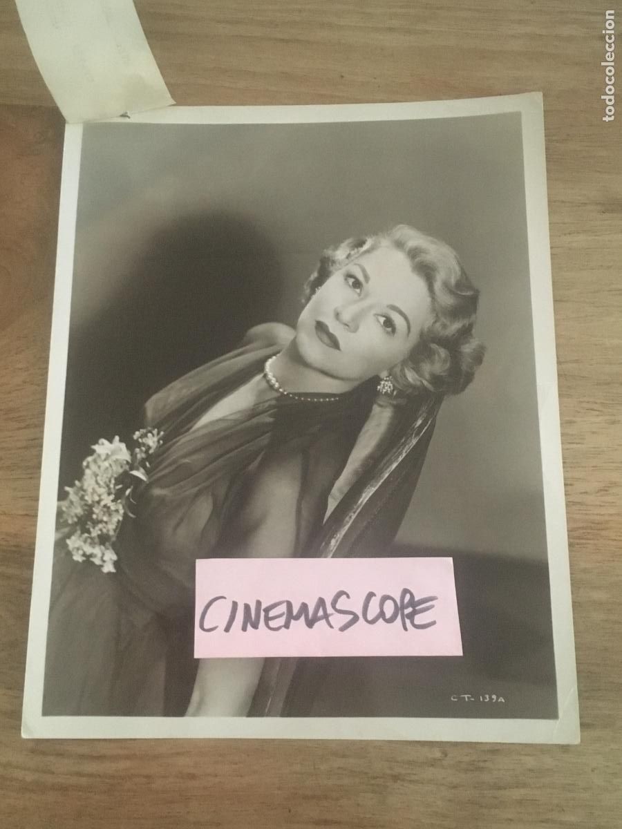 Cine: claire trevor foto original antigua