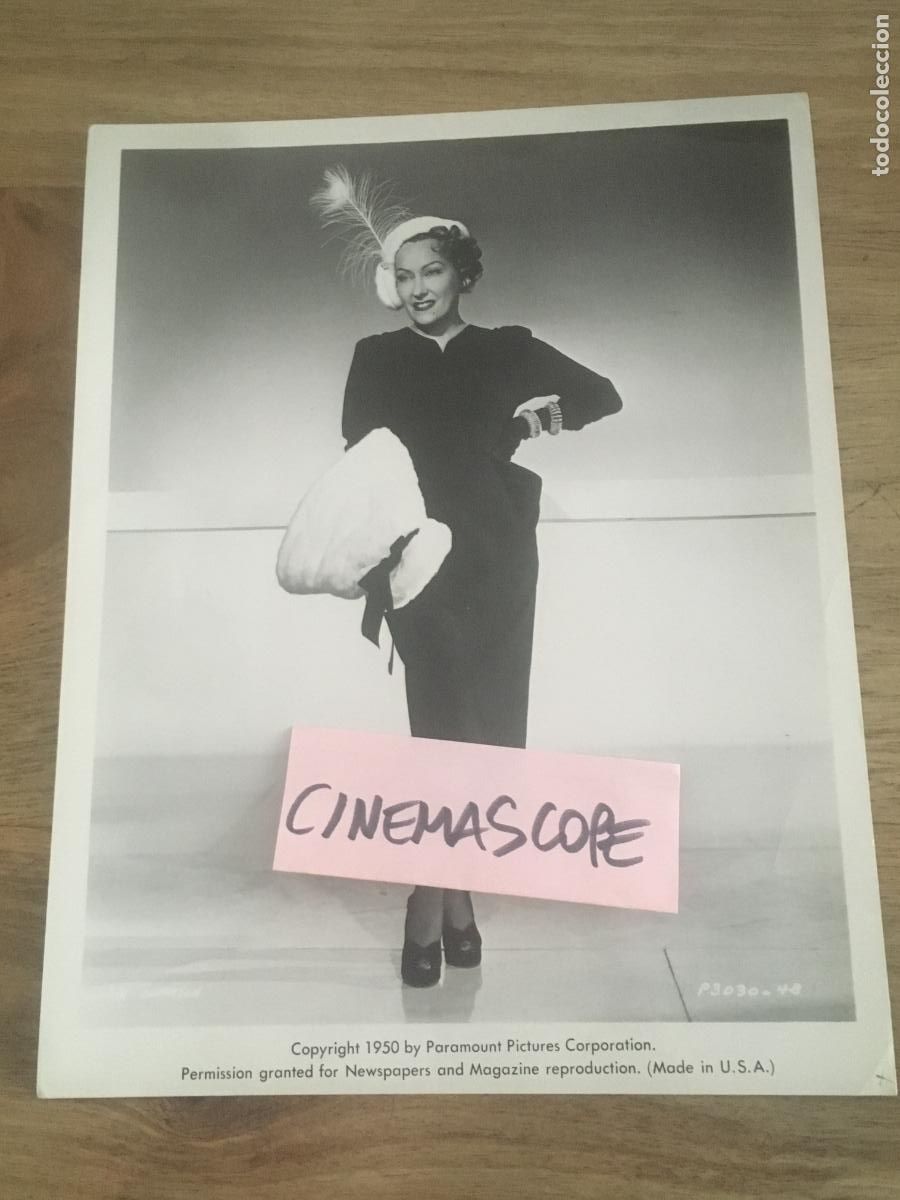 Cine: gloria swanson sunset boulevard crepusculo dioses foto original antigua