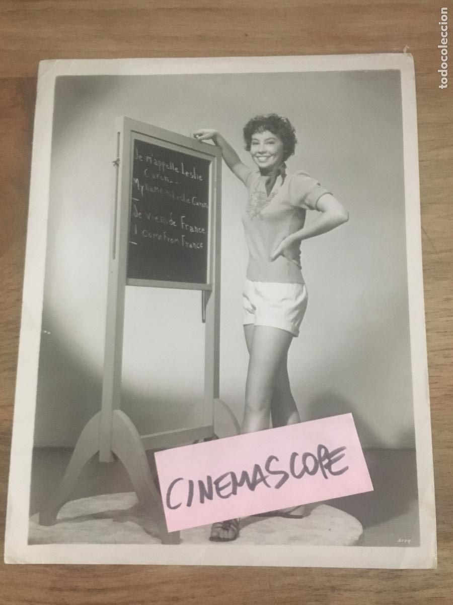 Cine: leslie caron foto original antigua