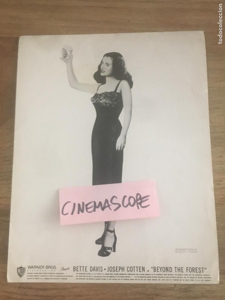 Cine: bette davis foto original antigua