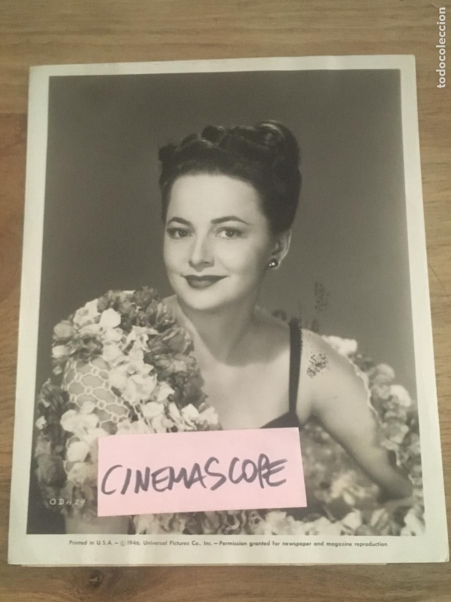Cine: olivia de havilland foto original antigua
