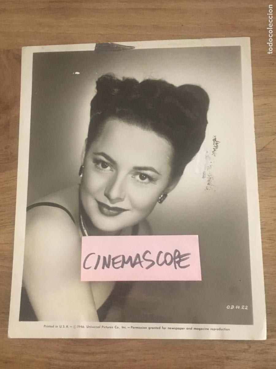 Cine: olivia de havilland foto original antigua