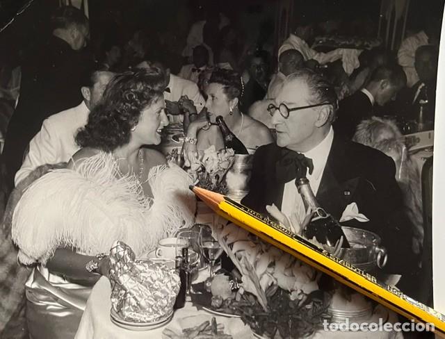 Cine: CINE, FOTOGRAFIA DEL ACTOR SACHA GUITRY Y LANA MARCONI, 1951 MONTECARLO
