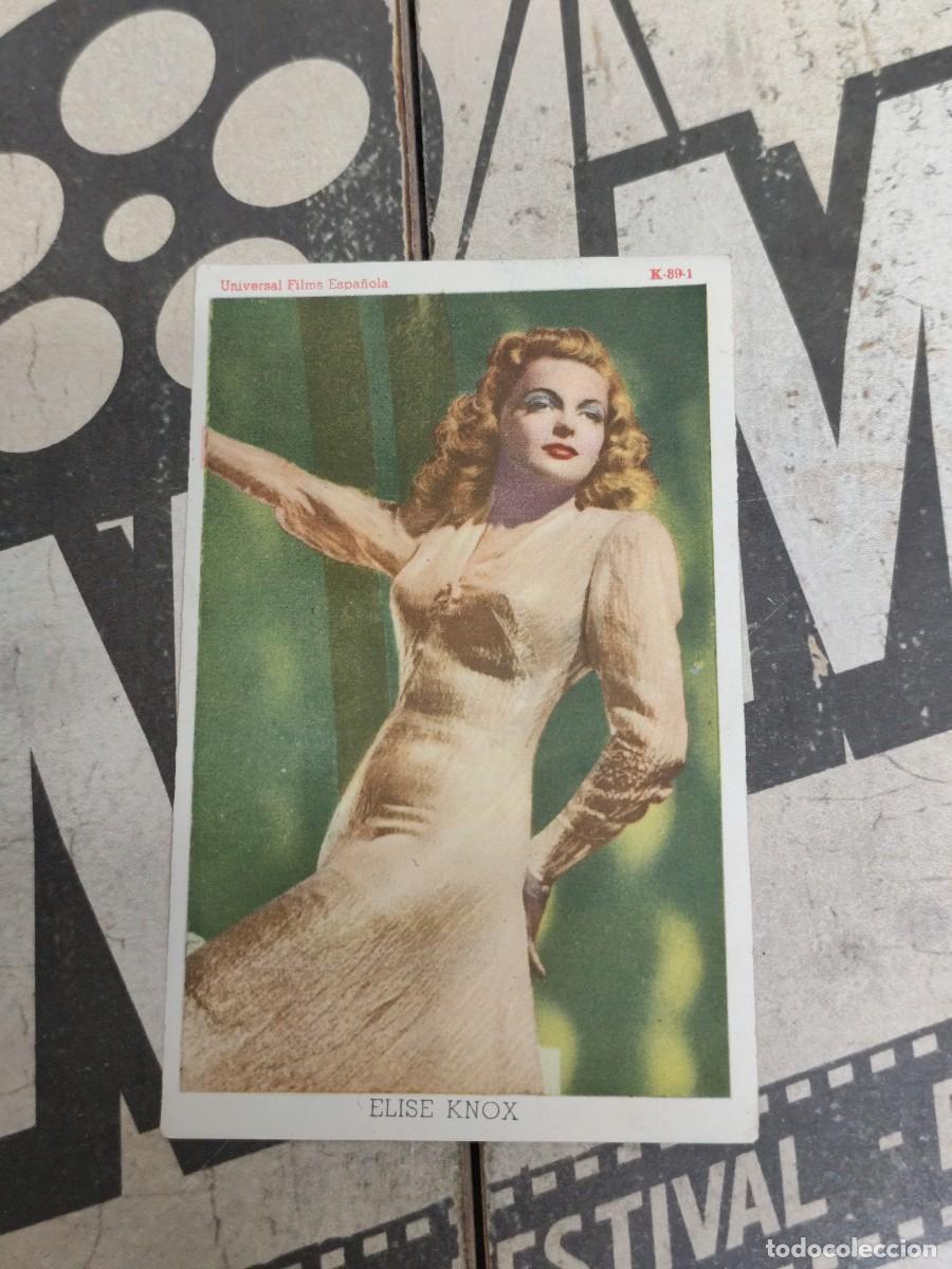 Cine: Elise Knox K-39-1 Universal Films Espa&ntilde;ola
