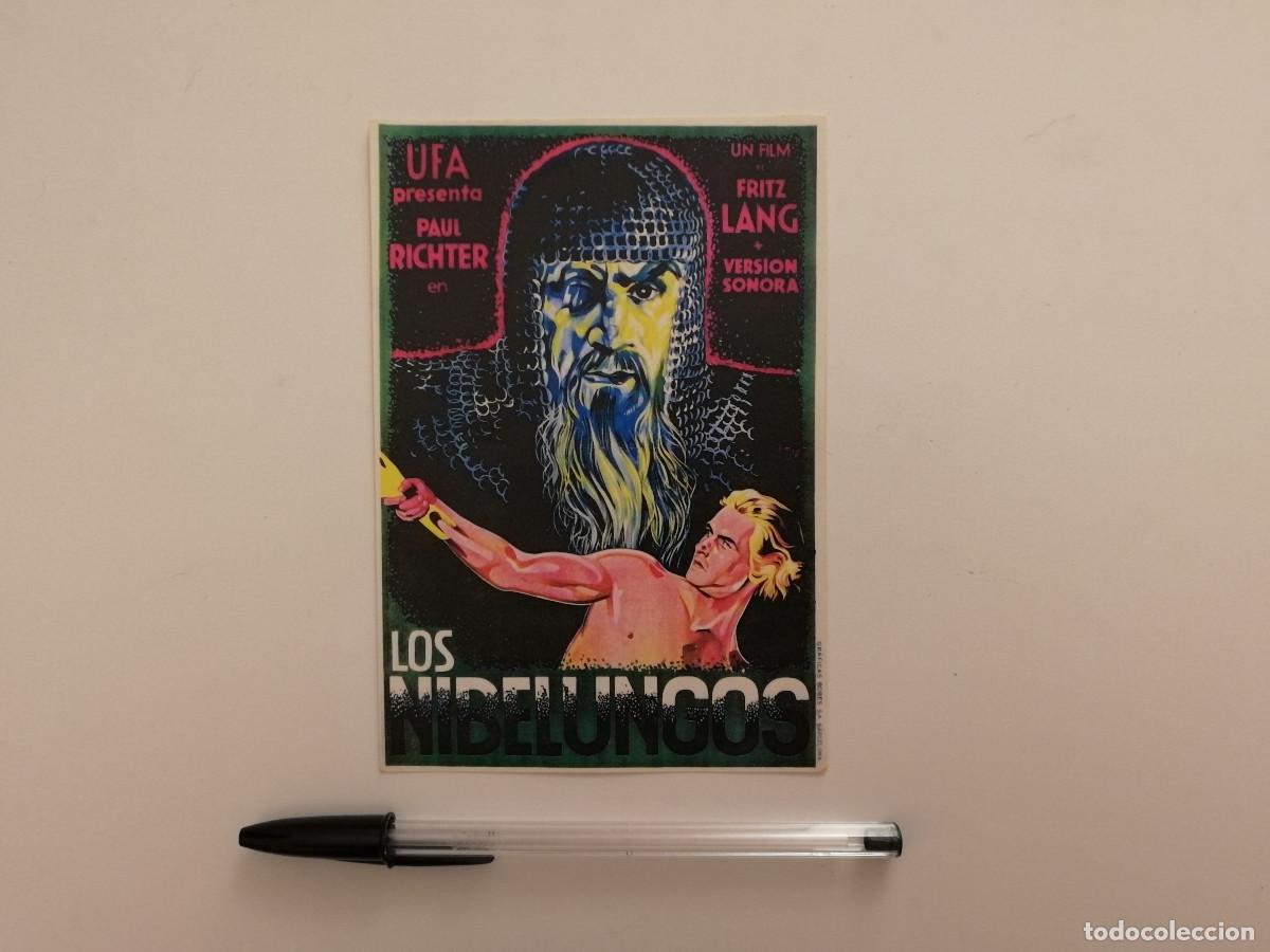 Cine: IMPRESO PAPEL -10*15- LOS NIBELUNGOS - CINE MUDO - FRITZ LANG