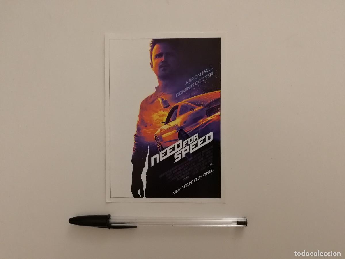 Cine: FICHA COLECCIONABLE -10*15- NEED FOR SPEED - Scott Waugh