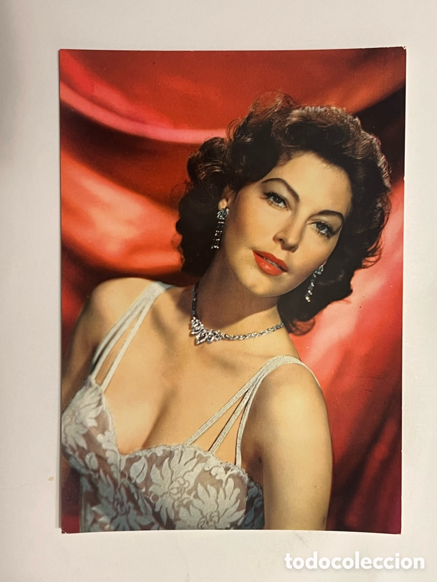 Cine: AVA GARDNER. Actriz de cine estadounidense. Postal Rotalcolor. Edici&oacute;n Italiana