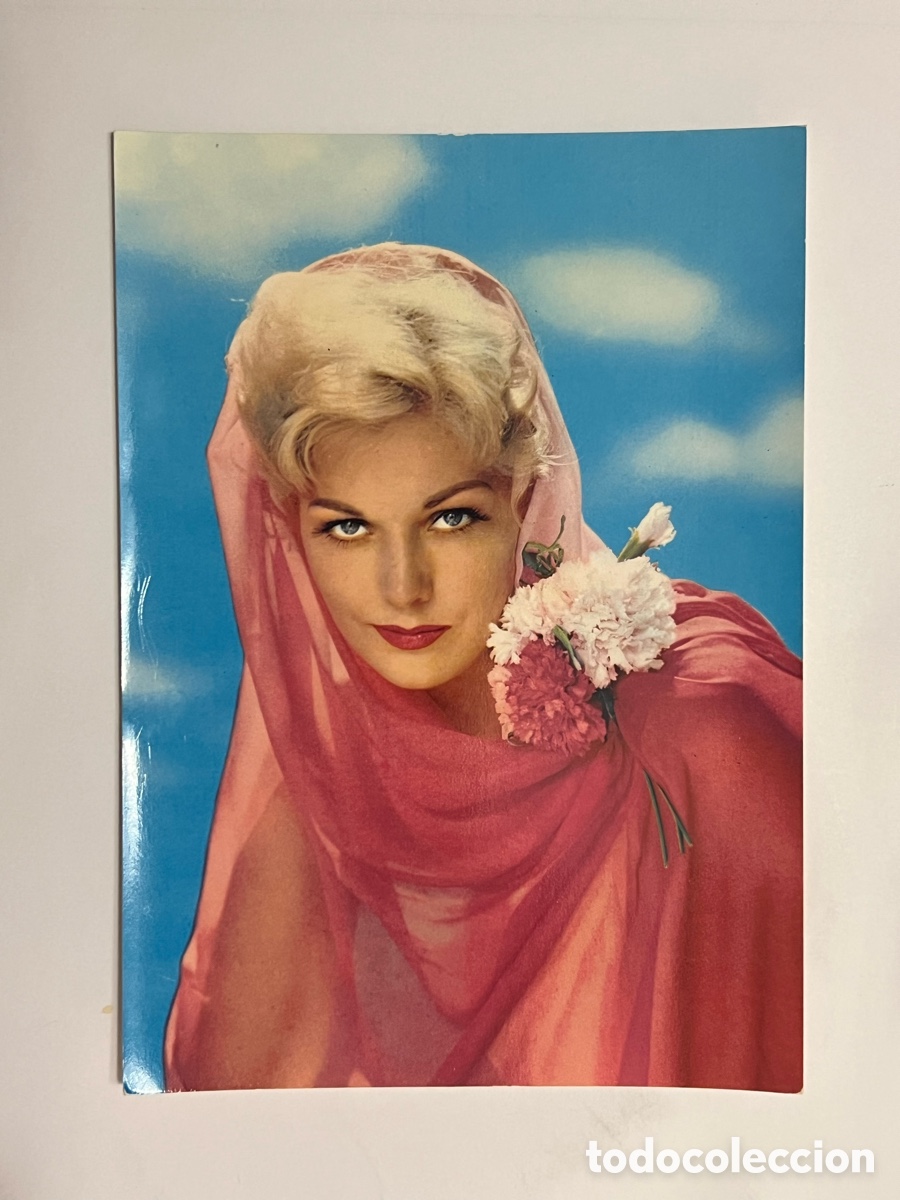Cine: KIM NOVAK. Actriz de cine estadounidense. Postal Rotalcolor. Edici&oacute;n Italiana
